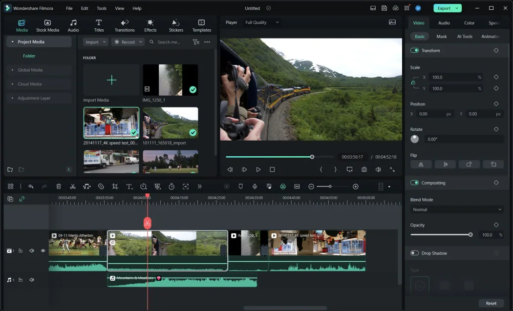 Filmora Melhor Editor de Vídeo